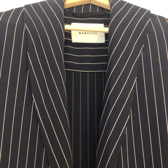 Aritzia Babton Khalo Robe Pinstripe - Picture 2 of 5